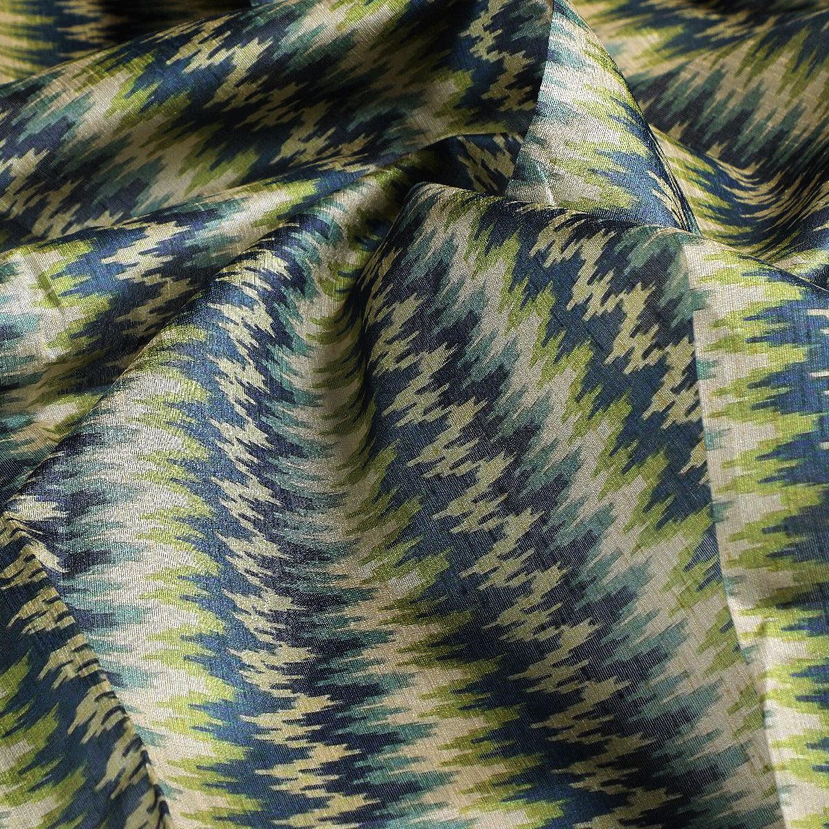 Tusser Silk | Digital Printed Fabric Material | FAB VOGUE Studio | FAB ...