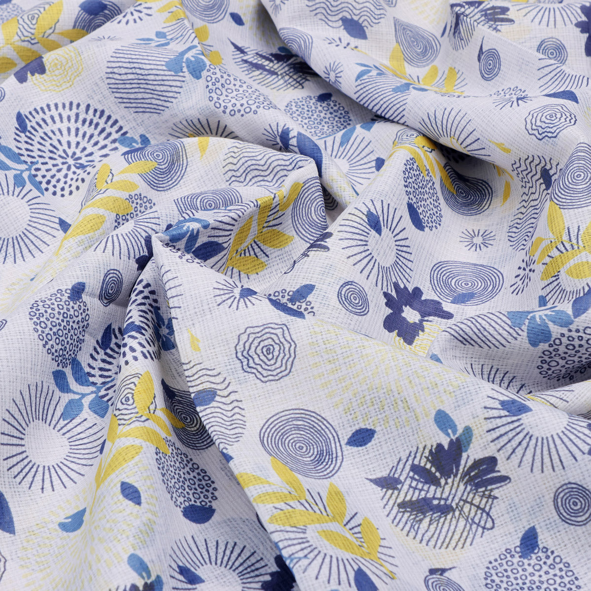 Gorgeous Damask Kota Doria Digital Print Fabric Material