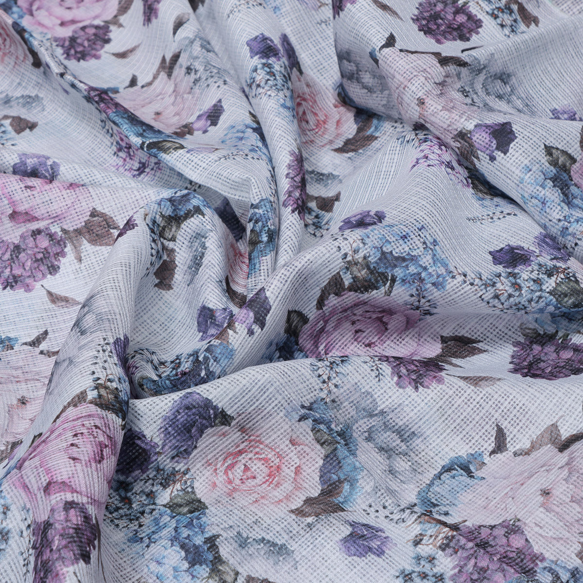 Gorgeous Kota Doria Bunch of Flower Digital Printed Fabric Material