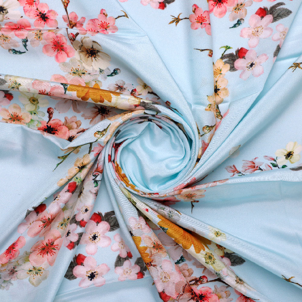 Classy floral print silk crepe fabric from FAB VOGUE Studio – FAB VOGUE  Studio®