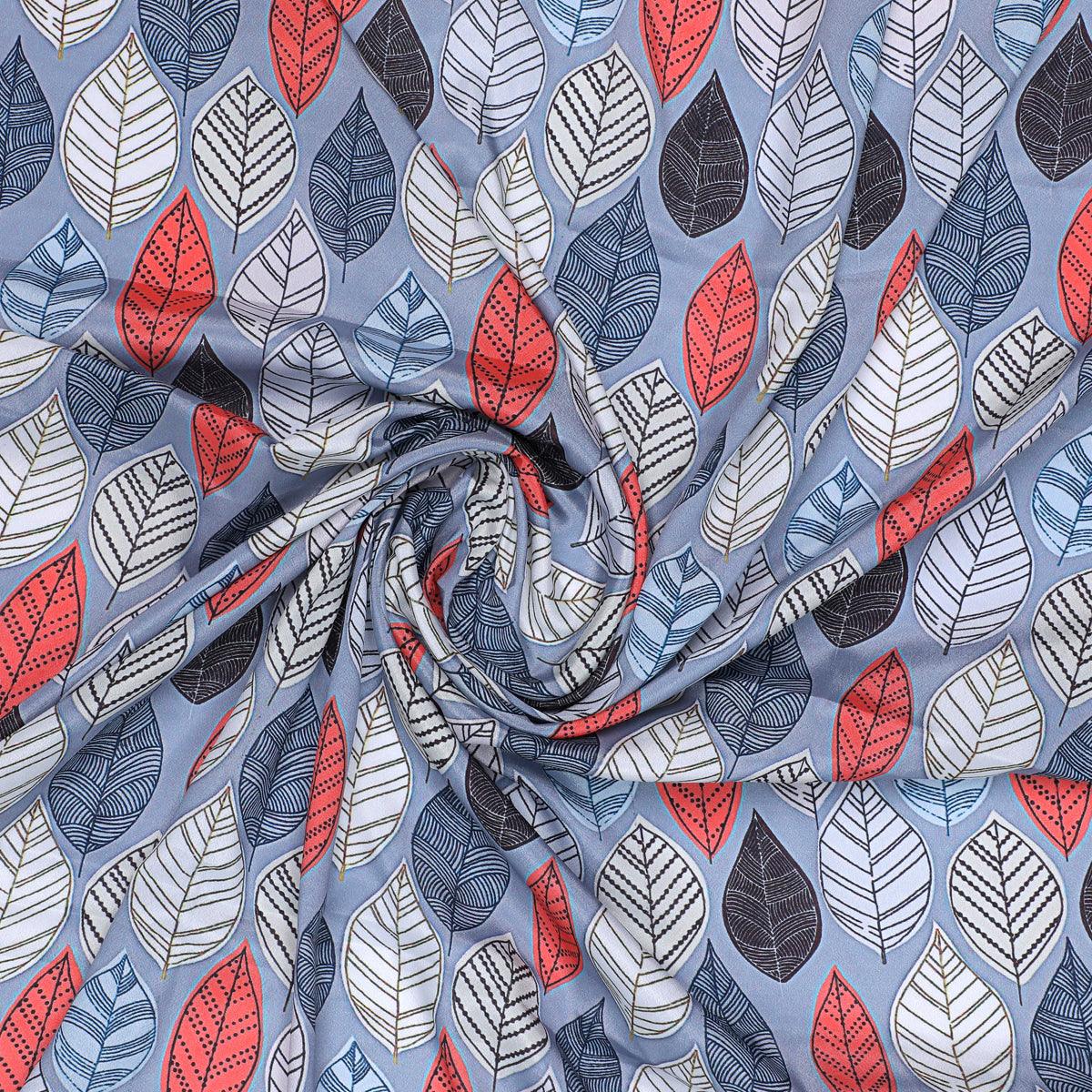 Autumn Leaves Digital Printed Fabric - FAB VOGUE Studio®