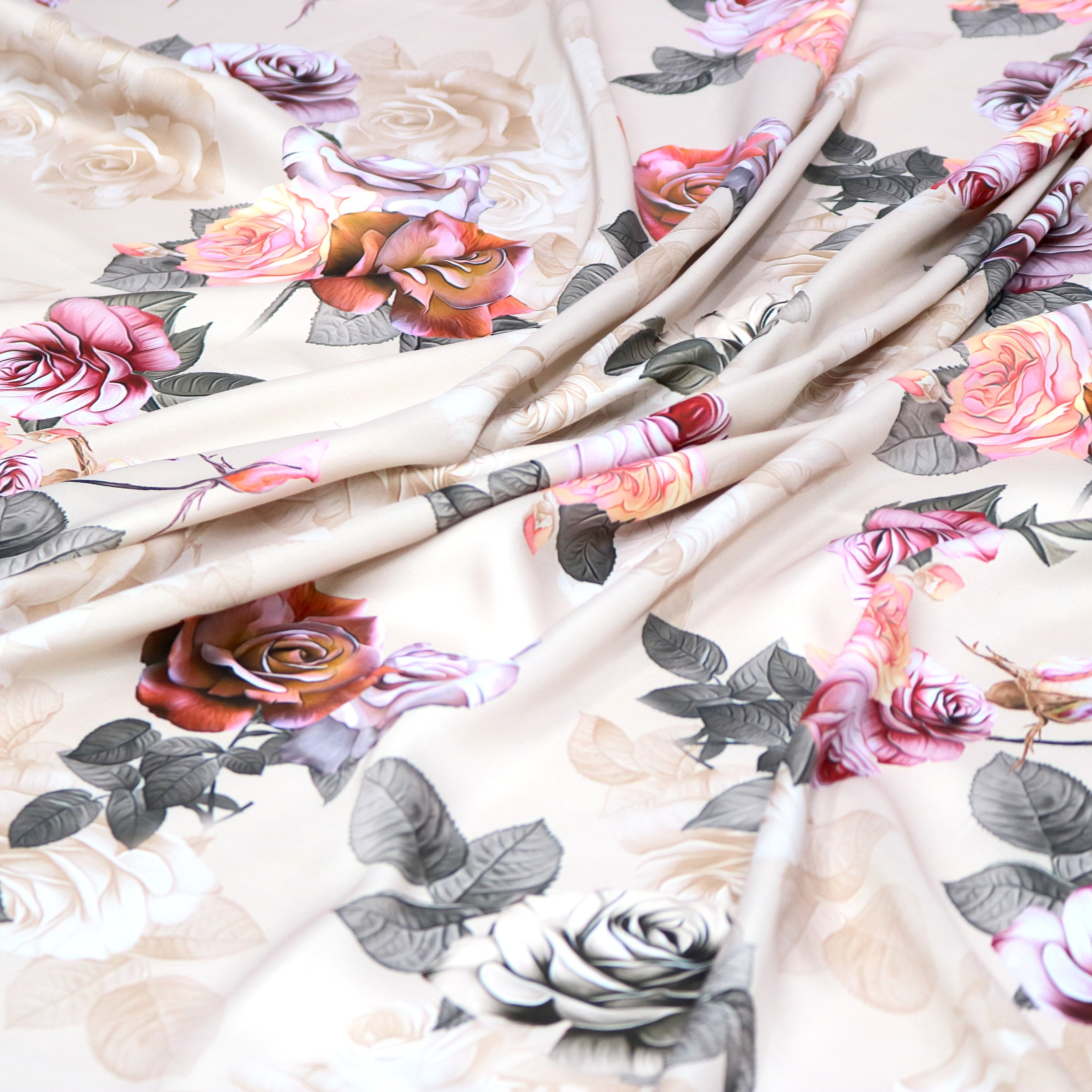 Colorful Floral Digitally Printed Fabrics - FAB VOGUE Studio®