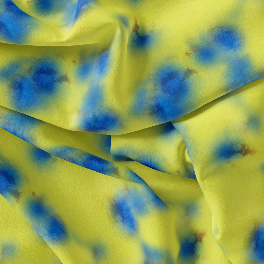 Watercolour Southern Platyfish Colour Digital Printed Fabric - FAB VOGUE Studio®