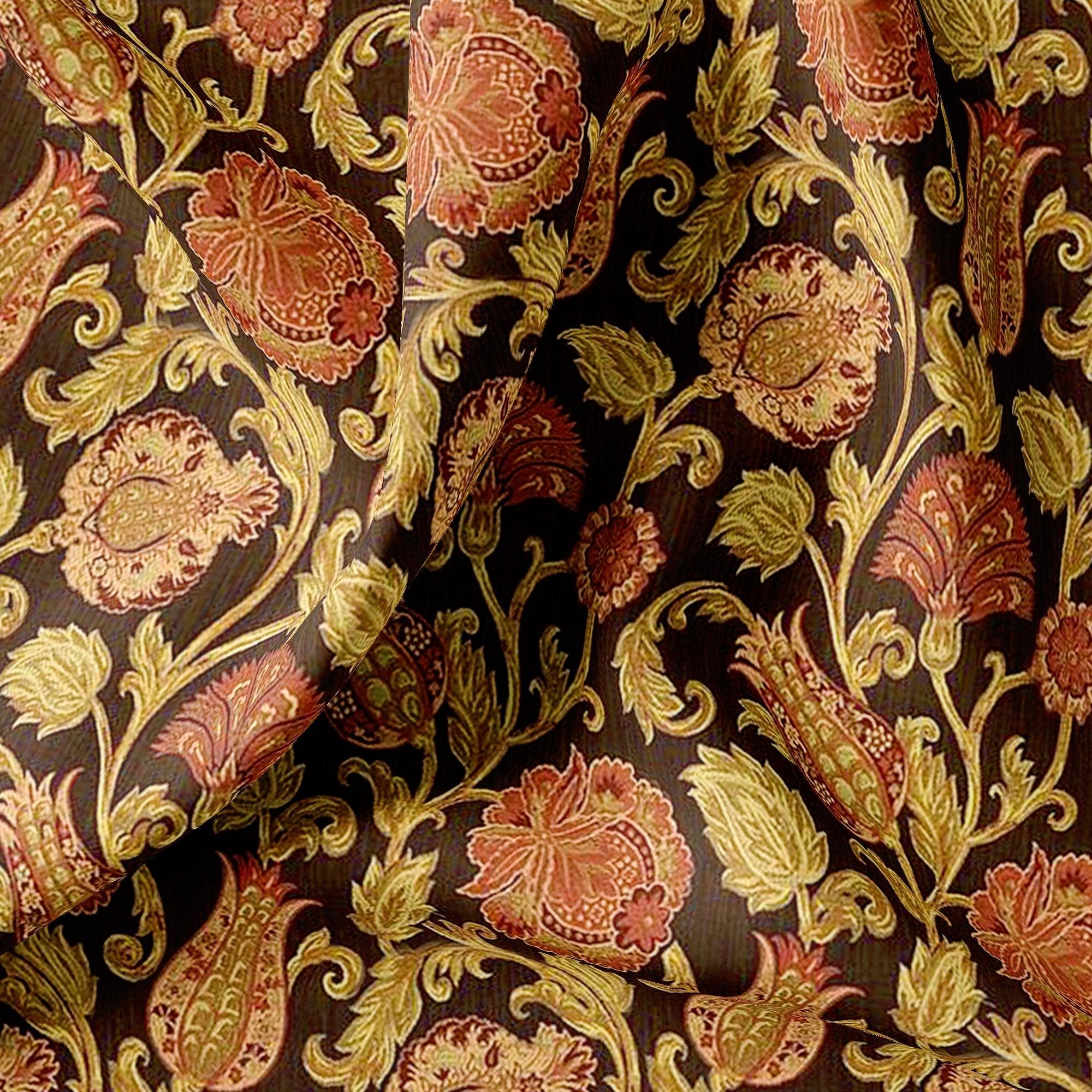 Jacobean Design Digital Printed Fabric - FAB VOGUE Studio®