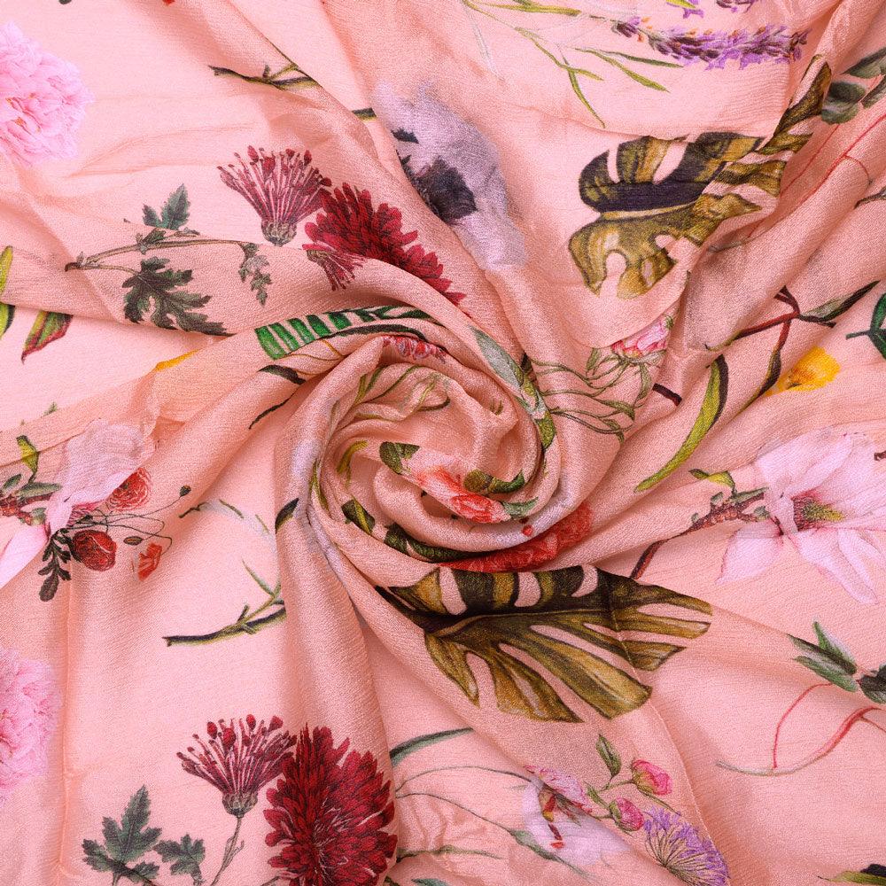 Tropical Flowers Digital Printed Fabric - FAB VOGUE Studio®