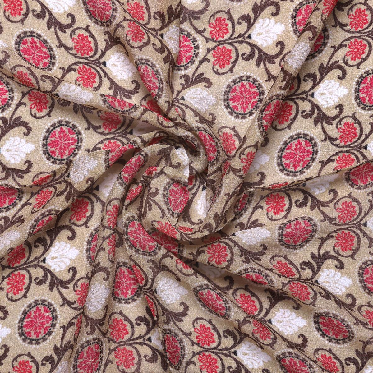 Decorative Damask Digital Printed Fabric - FAB VOGUE Studio®