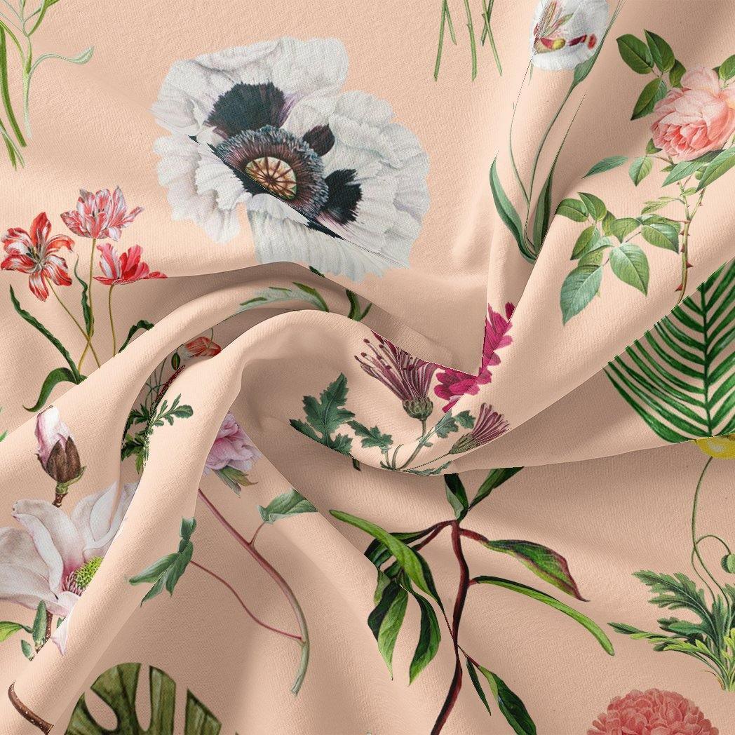 Tropical Flowers Digital Printed Fabric - FAB VOGUE Studio®