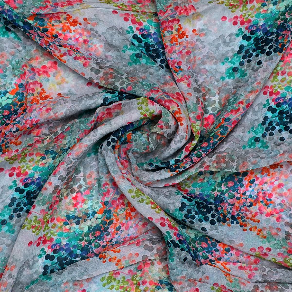 Painted Barries Digital Printed Fabric - FAB VOGUE Studio®