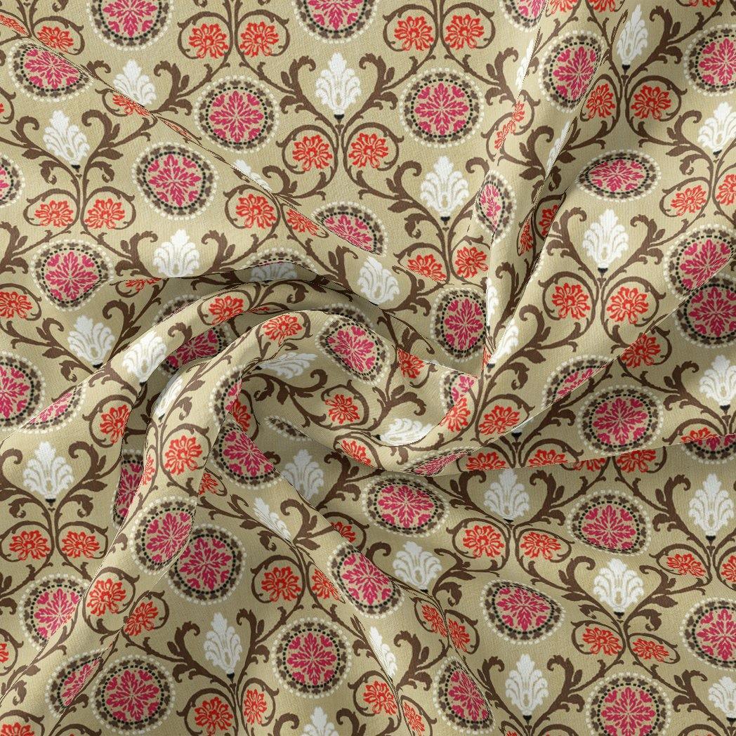 Decorative Damask Digital Printed Fabric - FAB VOGUE Studio®