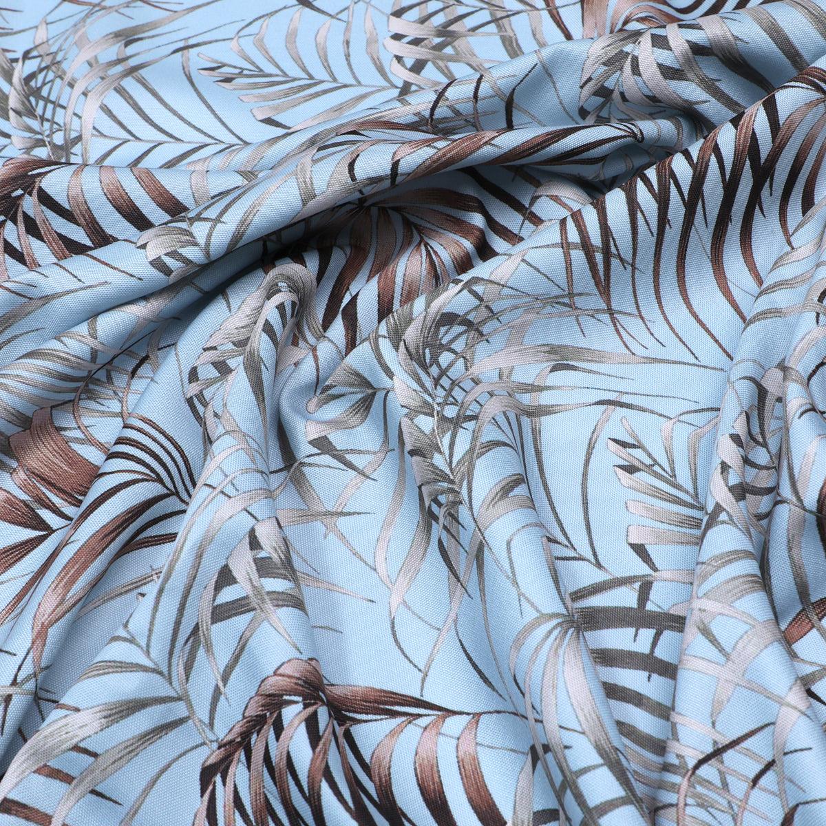 Tropical Garden Leaves Digital Printed Fabric - Rayon - FAB VOGUE Studio®