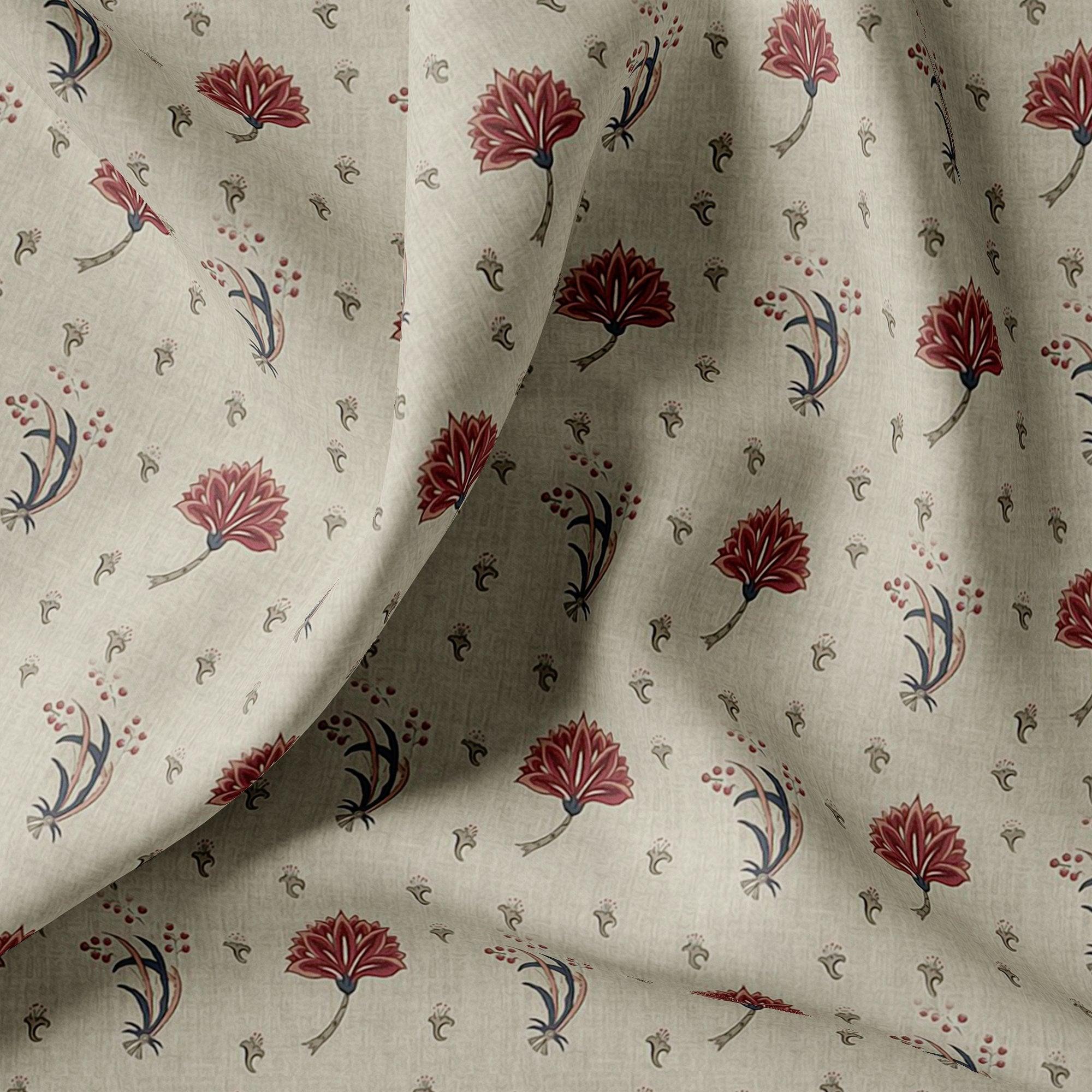 Fleur De Lis Design Digital Printed Fabric - FAB VOGUE Studio®