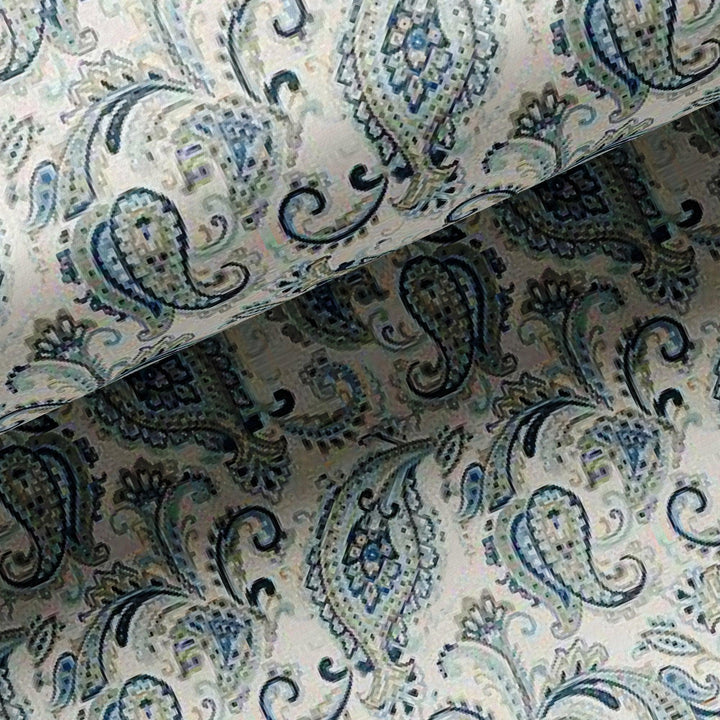 Paisley Seamless Design Digital Printed Fabric - FAB VOGUE Studio®