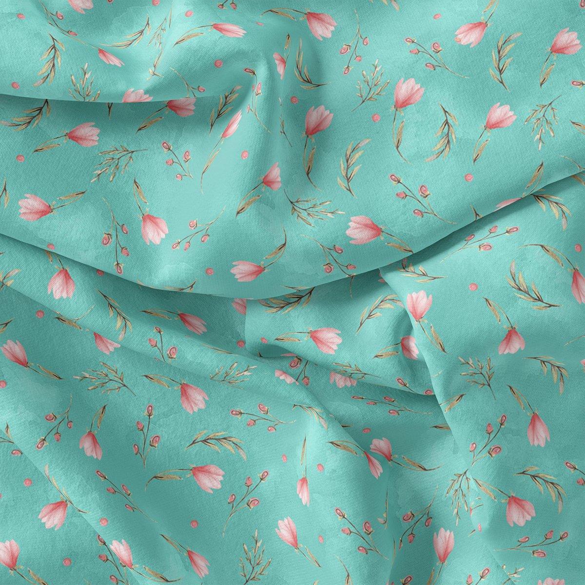 Romantic And Feminine Digital Printed Fabric - Weightless - FAB VOGUE Studio®