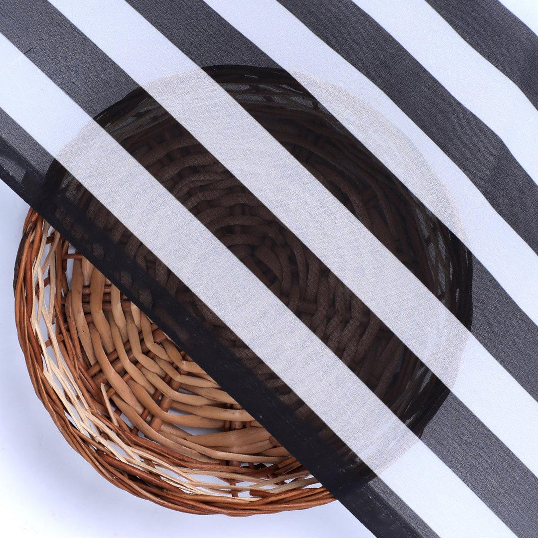 Decorative Black And White Zebra Digital Printed Fabric - Weightless - FAB VOGUE Studio®